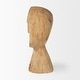 preview thumbnail 14 of 18, Ivan Large Wooden Head Sculpture