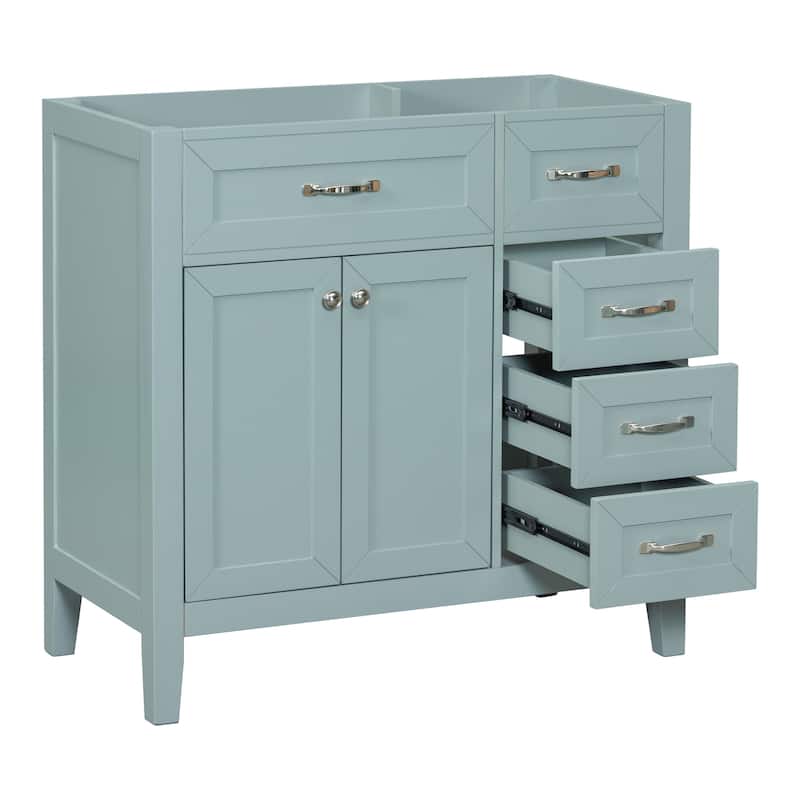 36" Bathroom Vanity without Sink,Bathroom Cabinet with Drawers