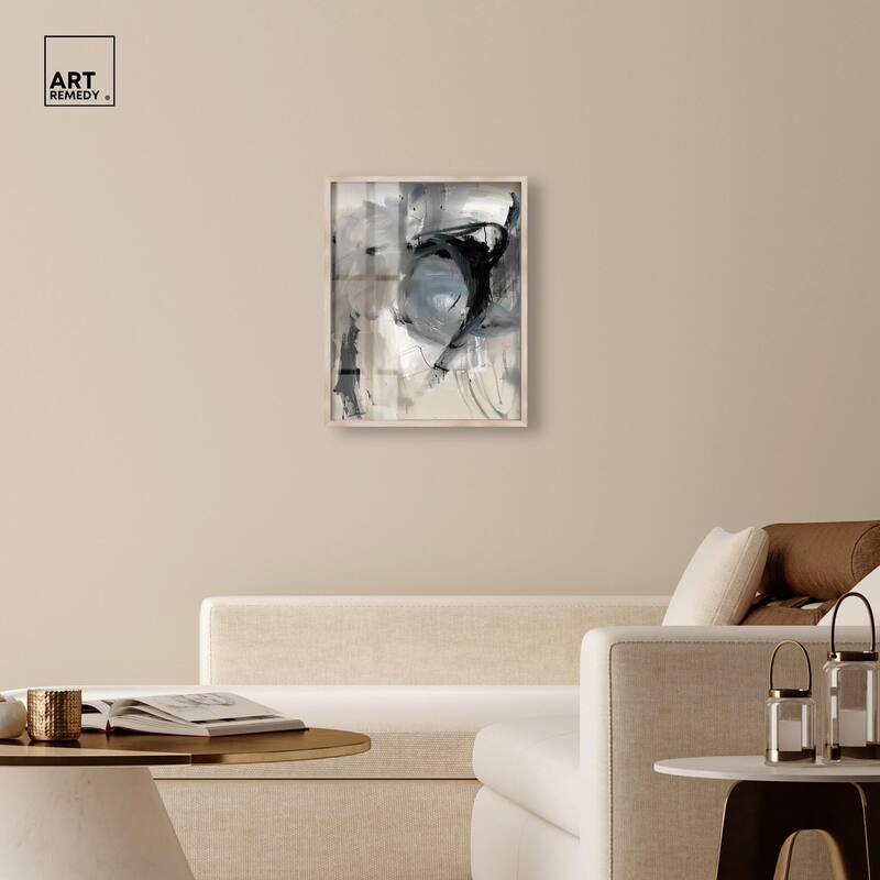Scribbled Energy II Shadowbox by Art Remedy