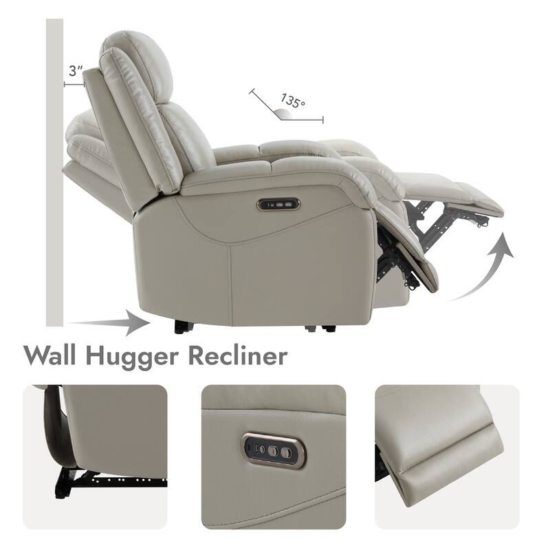 Hadlee Power Recliner Chairs with Power Headrest & Charging Ports