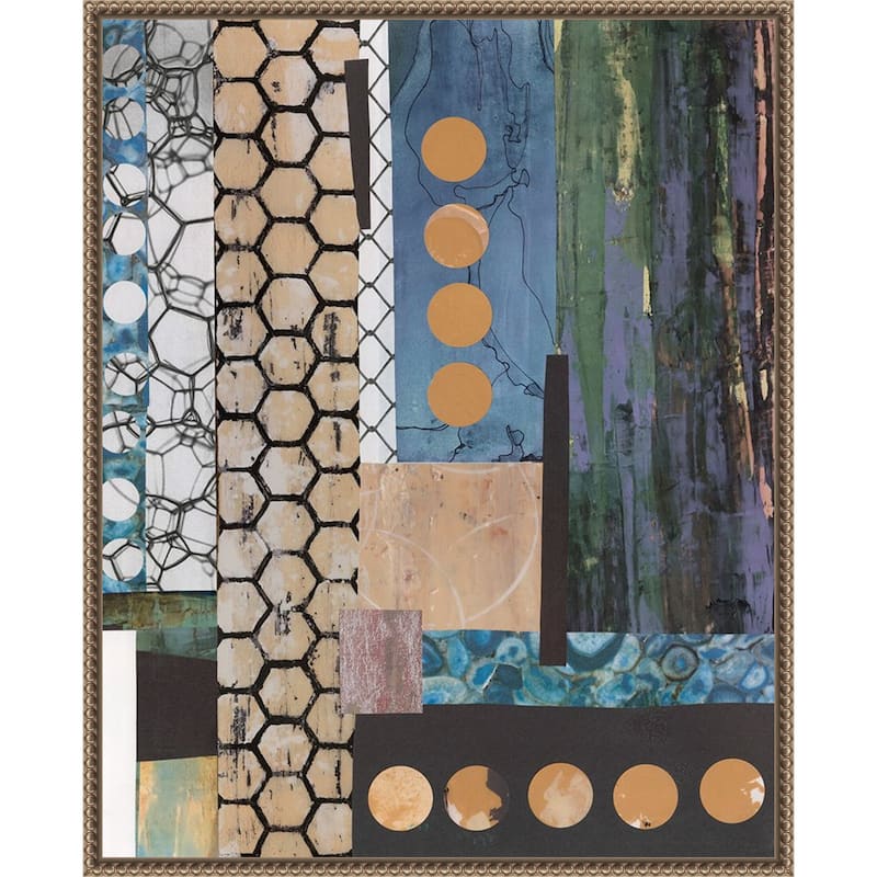 Mashup No. 2 by Natalie Avondet Framed Canvas Wall Art Print