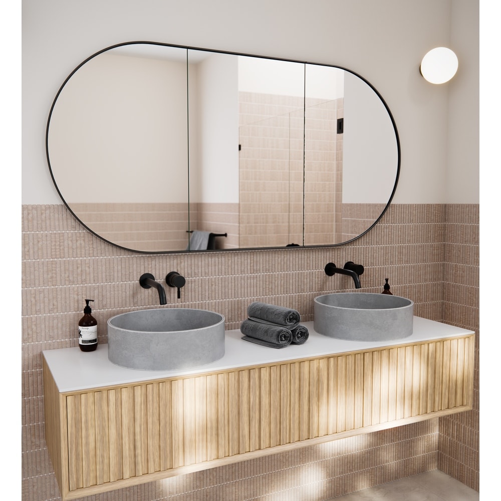 Frameless Aluminum Bathroom Mirror Medicine Cabinet - On Sale - Bed Bath &  Beyond - 33866355