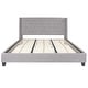preview thumbnail 78 of 93, Tufted Upholstered Nailhead Trim Platform Bed