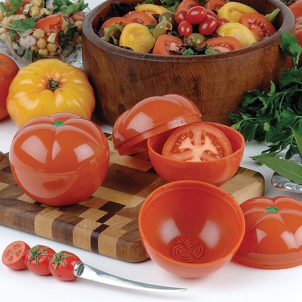 Hutzler Tomato Saver Keeper Storage Container - Keeps Fresh