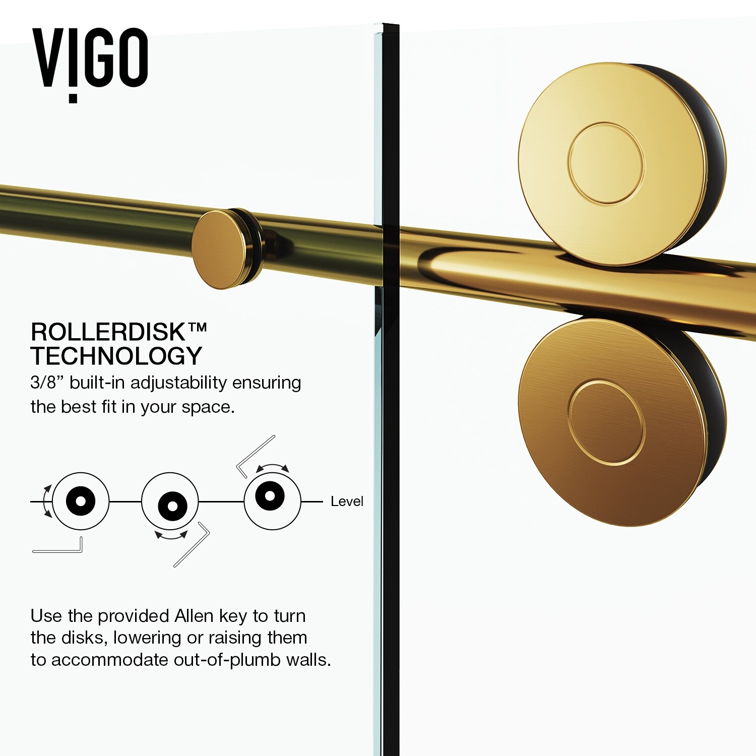 VIGO Elan Clear Frameless Adjustable Sliding Tub Door - On Sale - Bed Bath  & Beyond - 4732970