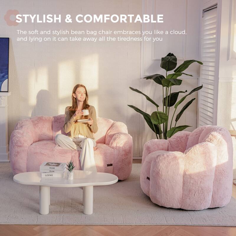Floral Shaped Bean Bag Chair