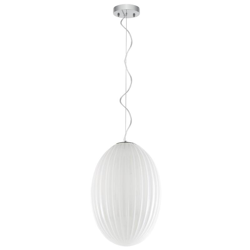 Light Society Opal 12" Glass Pendant Light