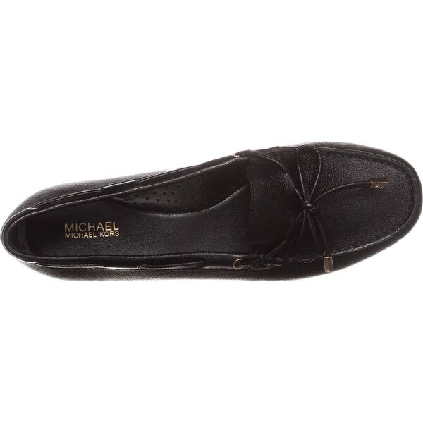 michael kors sutton moc black