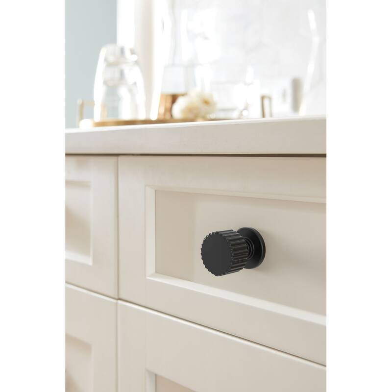 Amerock BP37652 Ballard 1-1/8" Fluted Mushroom Cabinet Knob