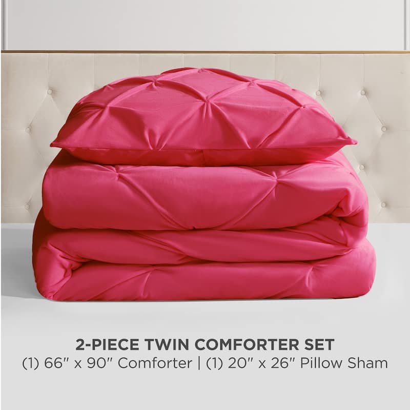 Juicy Couture Kiss Pleat Micromink Plush Comforter Sets