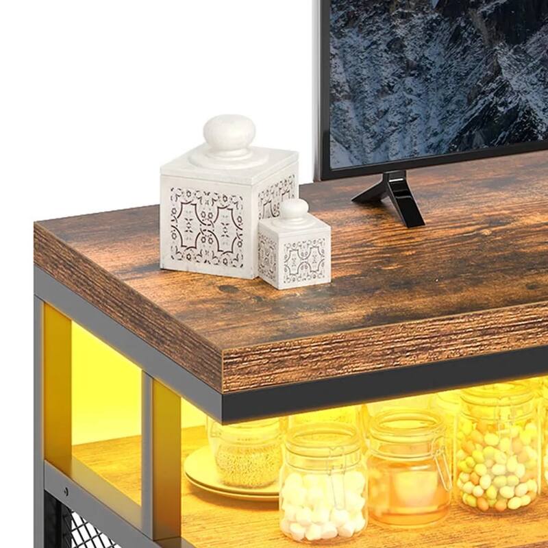 TV Stands Television Stands Small LED for 50 In TVs - 58 inches