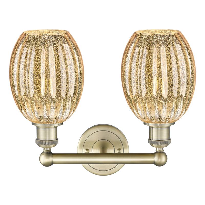 Innovations Lighting Endless Possibilities Edison - Preston - 2 Light 15" Bulb Shade Bath Vanity Light