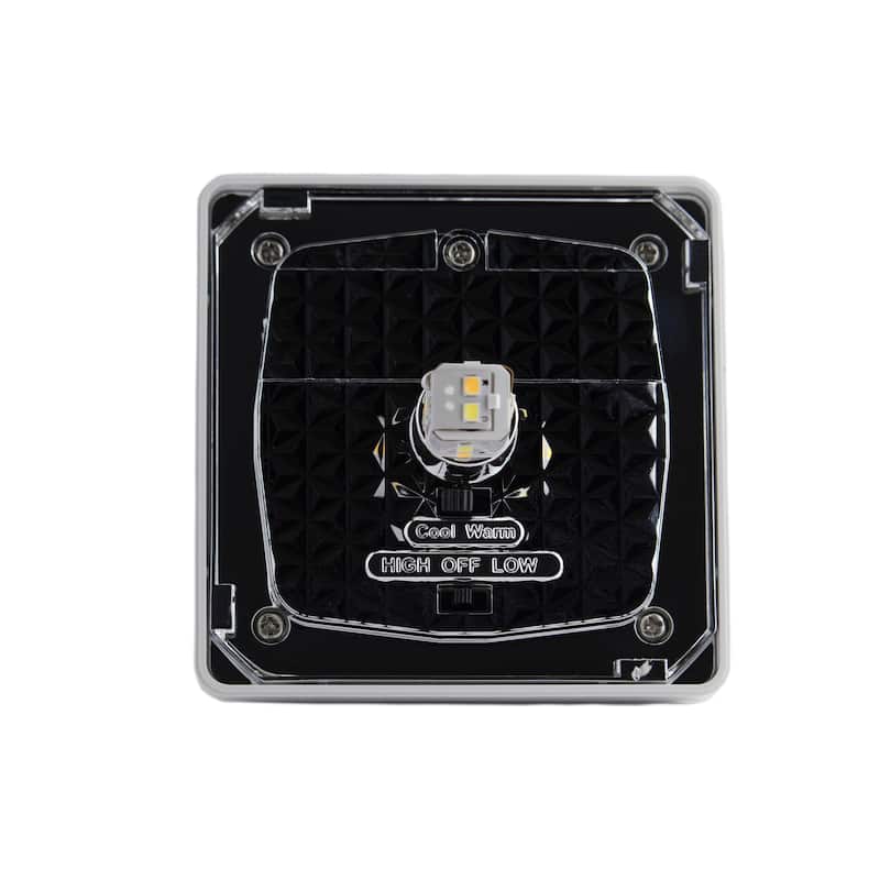 Gothic Solar LED Deck Post Cap Light with 2 Color Options (2-Pack)-DISCONTINUED