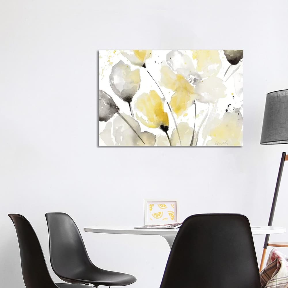 iCanvas "Neutral Abstract Floral II" by Lanie Loreth Canvas Print