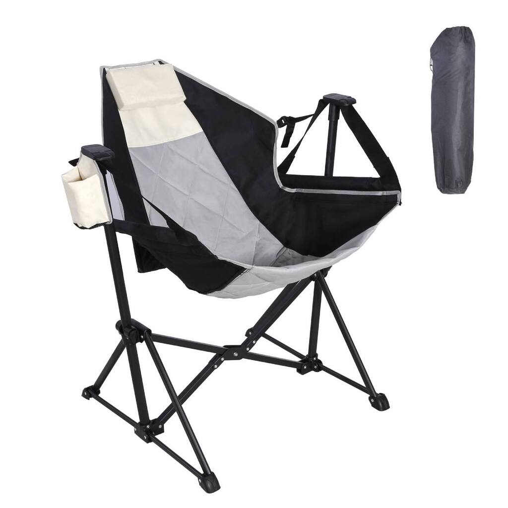 Hammock Camping Chair, Swinging Portable Folding Camp Chairs - N/A