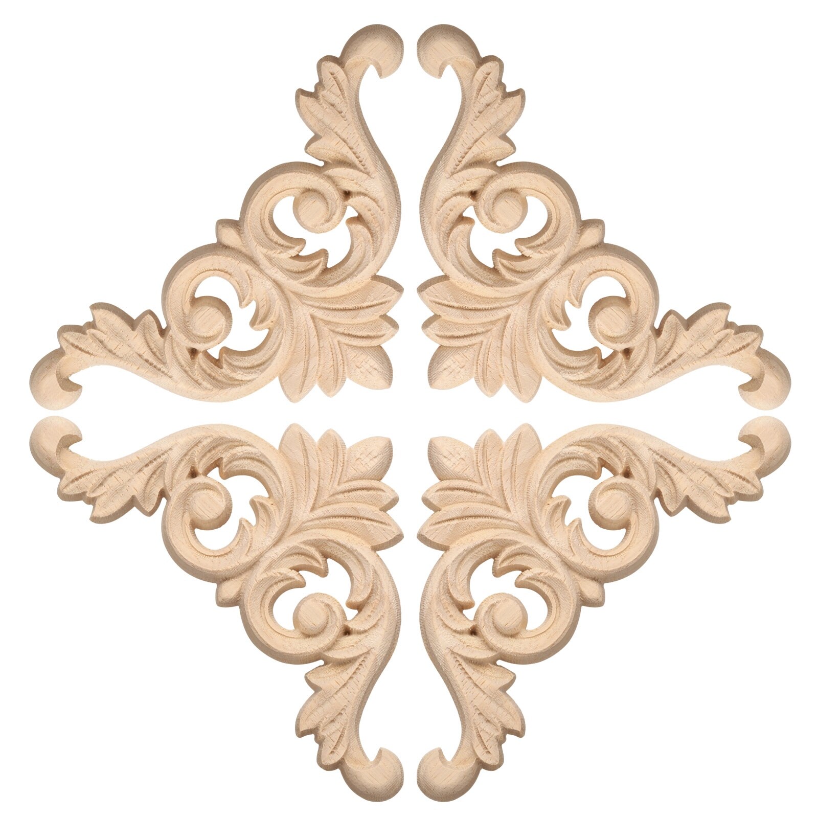 Decorative shell scroll resin furniture mouldings appliques onlays B90 |  eBay, image size:1600x1600
