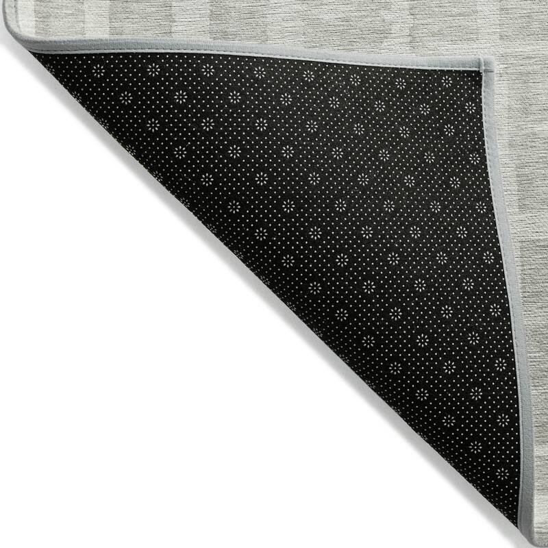 HomeRoots Striped Transitional Rectangle Outdoor Rug