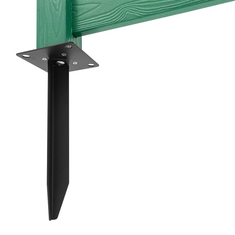 2,4-Panel Courtyard Privacy Fence Without Digging Pits, Easy To Set Up, No Damage To The Ground - 39.3 in. W x 35.6 in. H