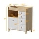 preview thumbnail 24 of 33, Versatile Nursery Changing Station with Ample Storage - White Dresser