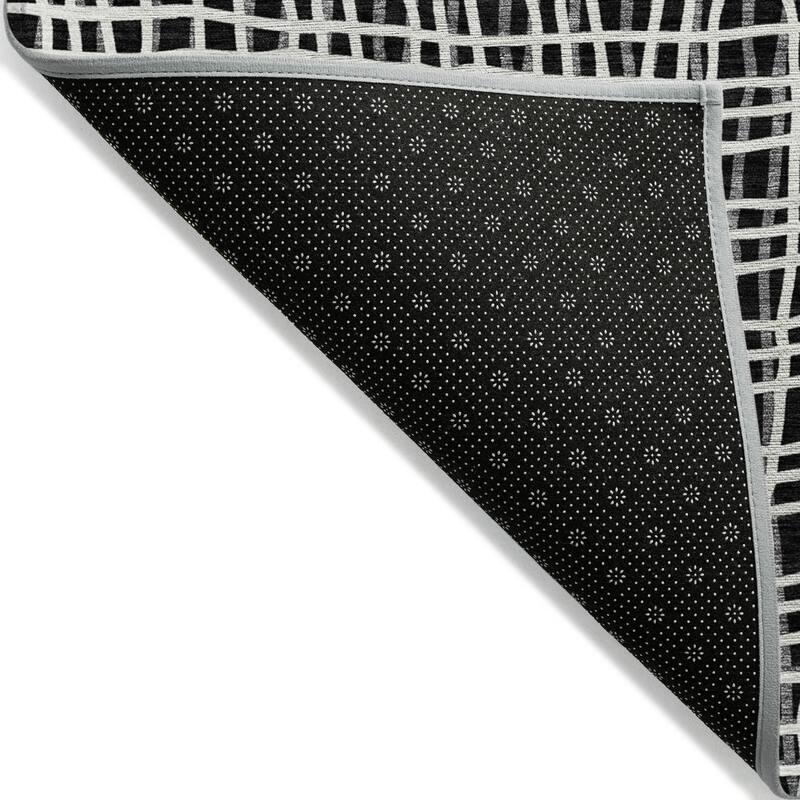 Machine Washable Indoor/ Outdoor Chantille Modern Abstract Rug