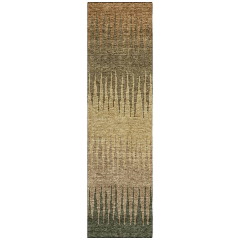 Machine Washable Indoor/ Outdoor Chantille Contemporary Ombre Rug