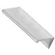 preview thumbnail 5 of 4, Alno Tab Pulls 3 Inch Center to Center Finger Cabinet Pull Polished Chrome
