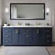 Option Dark Blue / Giotto Quartz Top / Brushed Gold