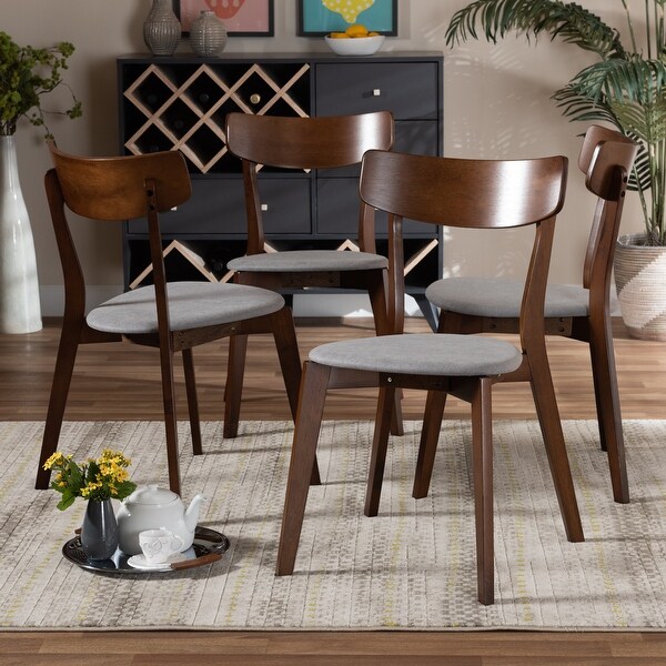 【人気急上昇】 Transitional Modern Mid-Century Iora 4-Piece Chair Dining ダイニングチェア