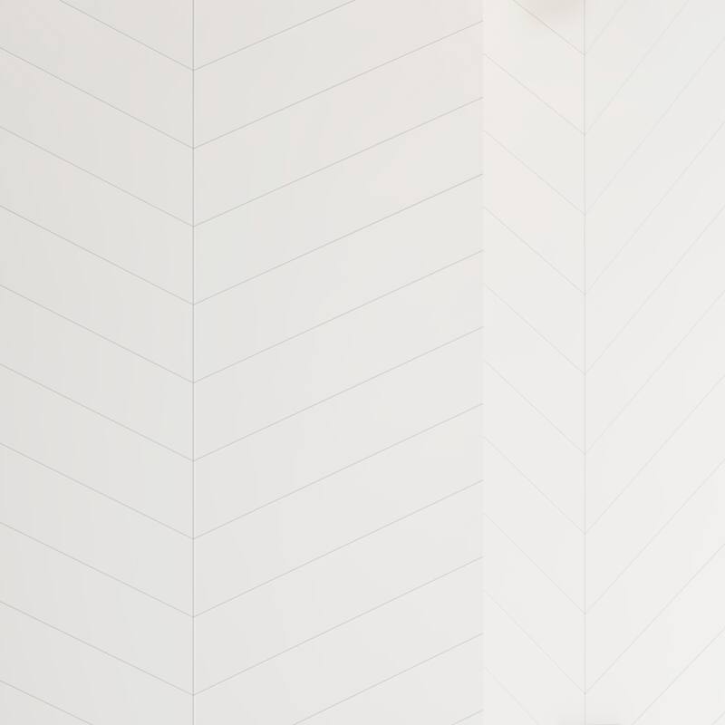 3-Piece Glue-Up SMC Composite Alcove Shower Wall Surround Kit, Waterproof Easy-Clean Shower Panels