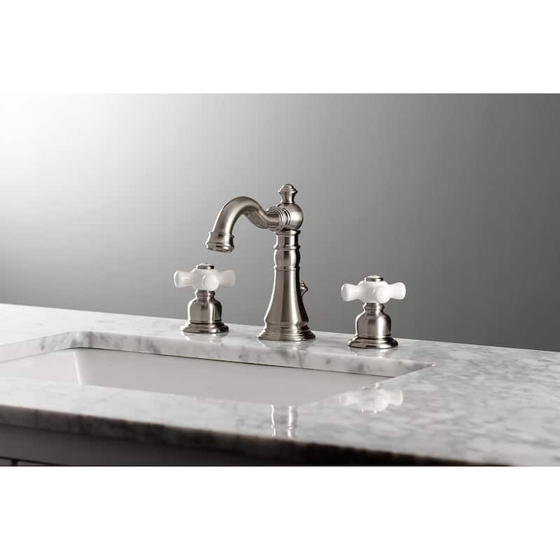 American Classic 8 in. Widespread Bathroom Faucet - Brushed Nickel