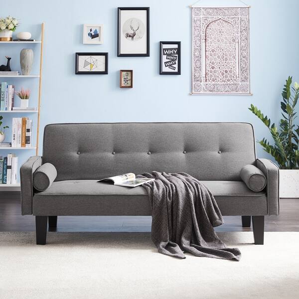 Fairfax Steel Grey Velvet 63 Loveseat Living Spaces