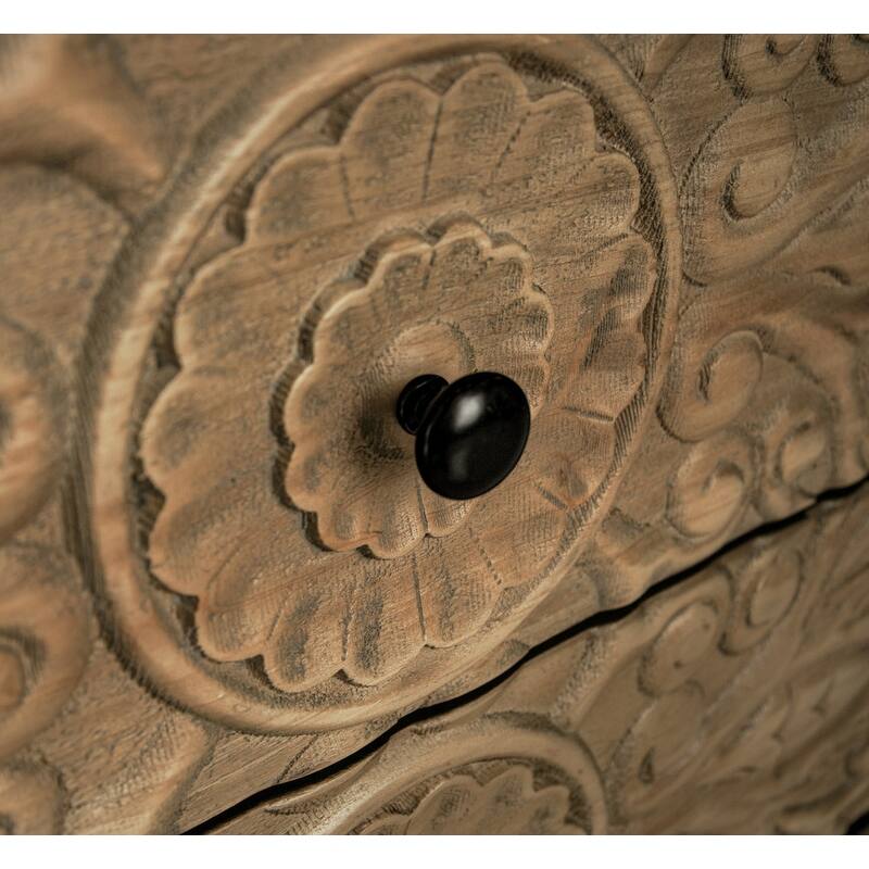 Retro Storage Cabinet 3 Drawer Cabinet Sideboard Buffet Cabinet for Bedroom, Living Room