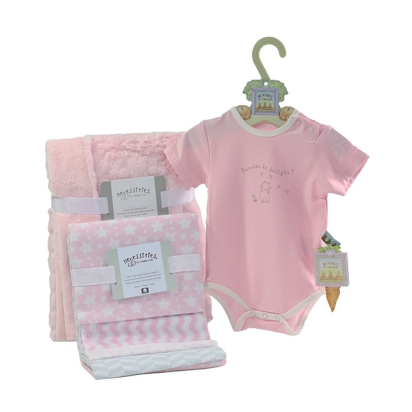 Welcome Baby 6 Piece Shower Gift Set, Pink or Blue. Opens flyout.