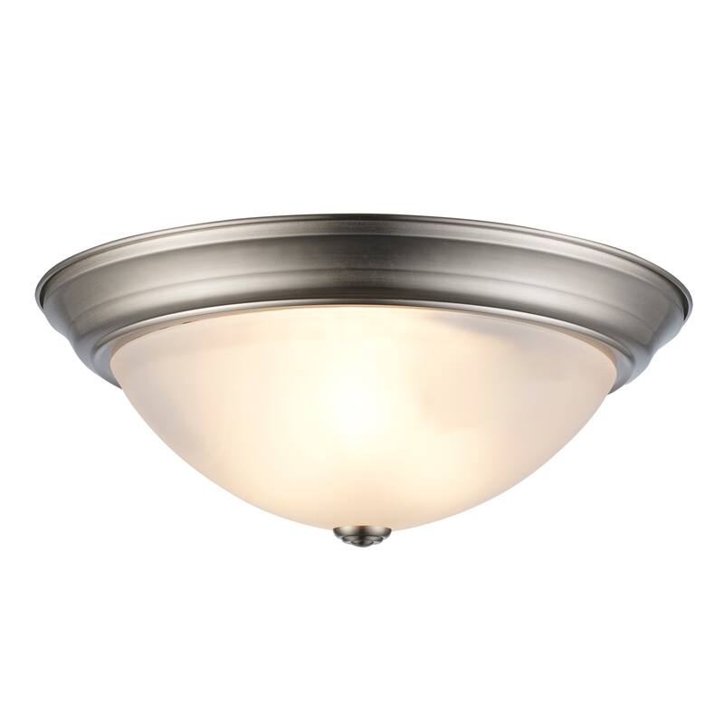 Trans Globe Lighting 3 Light 15" Flush Mount Round Ceiling Fixture