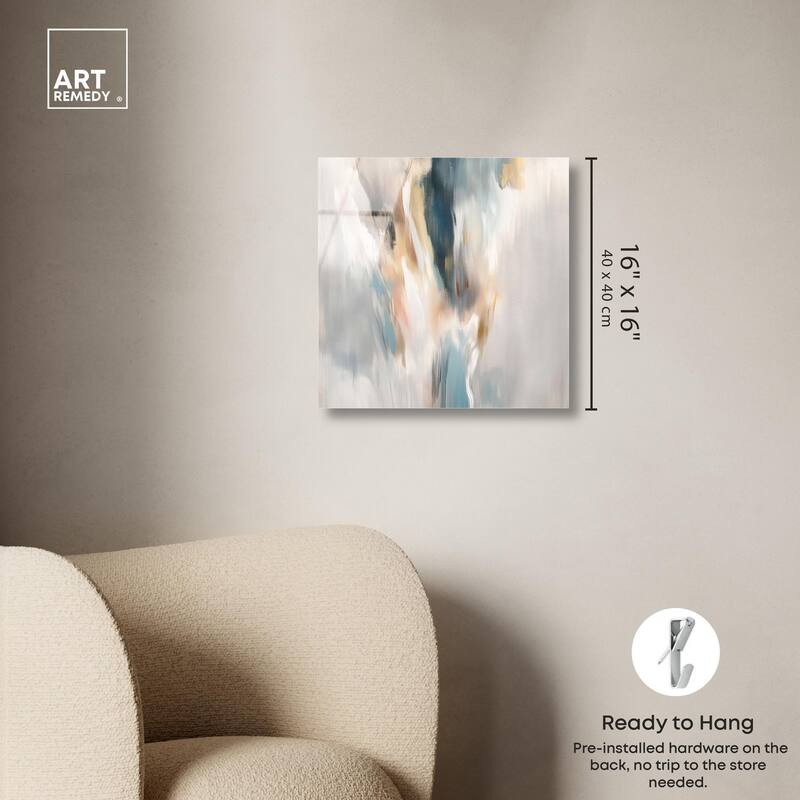 Gilded Gorge II Acrylic by Art Remedy, Ready to Hang