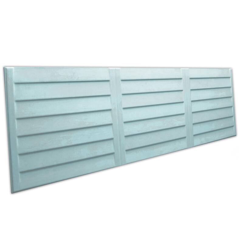 Merola Tile Habanera Decor Azul 11-7/8" x 35-1/2" Fluted Ceramic Wall Tile