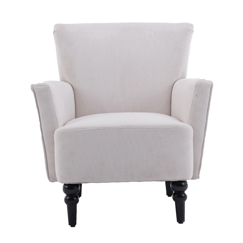 Armchair Modern Accent with Linen surface