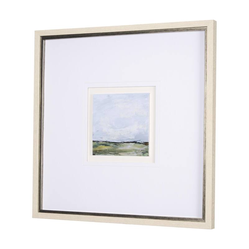 Springs Coming II by Mercana Studio a Hand Embellished Textured Framed Art Print Matted under Glass