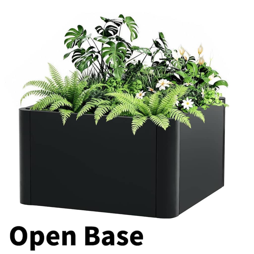 20.47" Modern Raised Garden Bed Planter, Ideal for Yard, Patio, No Base - N/A