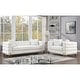 preview thumbnail 1 of 8, Furniture of America Ghea Contemporary White 2-Piece Boucle Living Room Set White