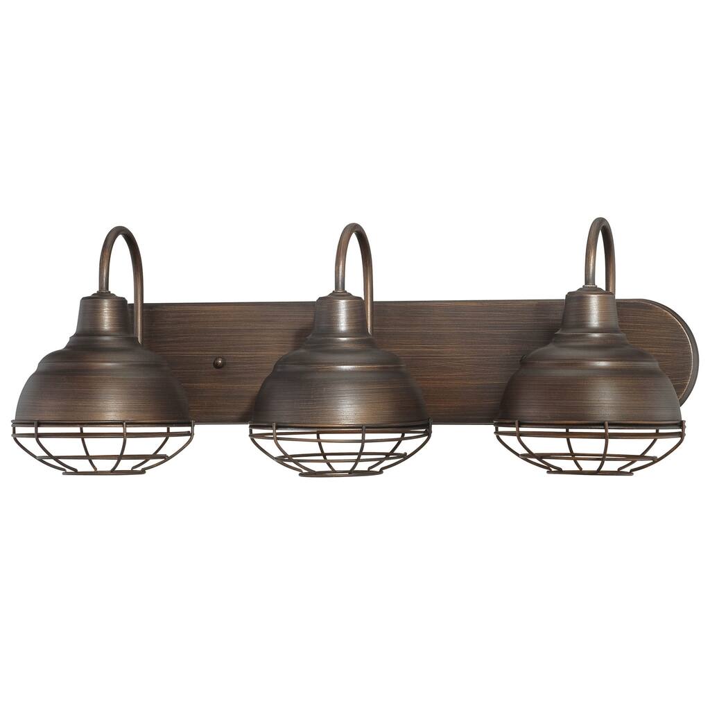 Millennium Lighting Neo-Industrial 3 Light Bathroom Vanity Light