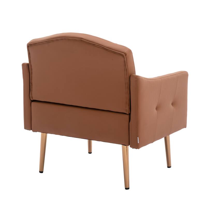 Tufted Decorative Fabric Armchair