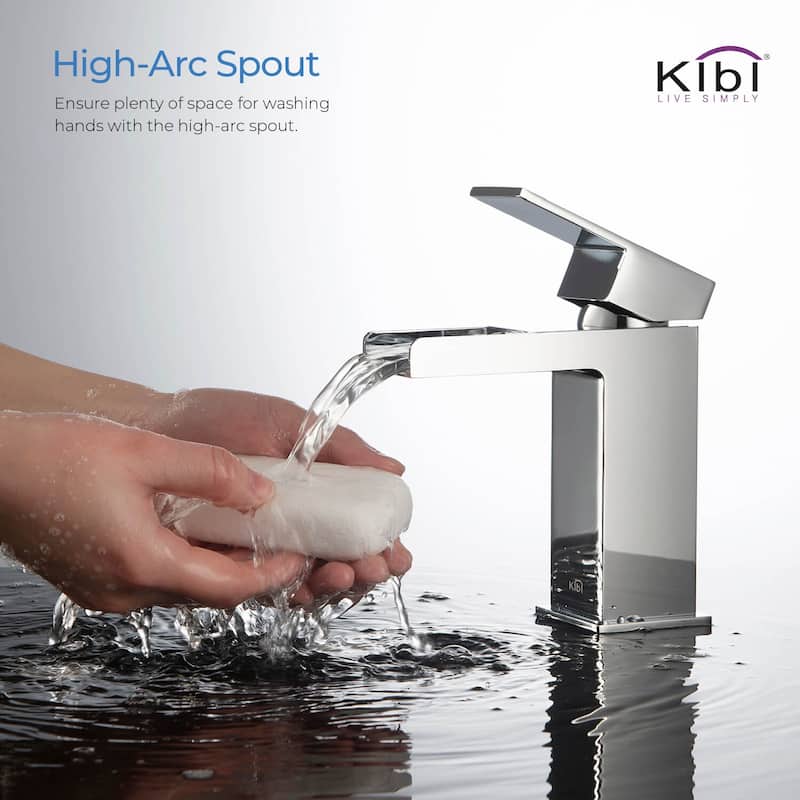 Waterfall Solid Brass Single Handle Sink Faucet