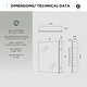 preview thumbnail 33 of 89, Bathroom Medicine Cabinet, Aluminum, Recessed/Surface Mount, Right/Left Hinged, Mirrored Interior