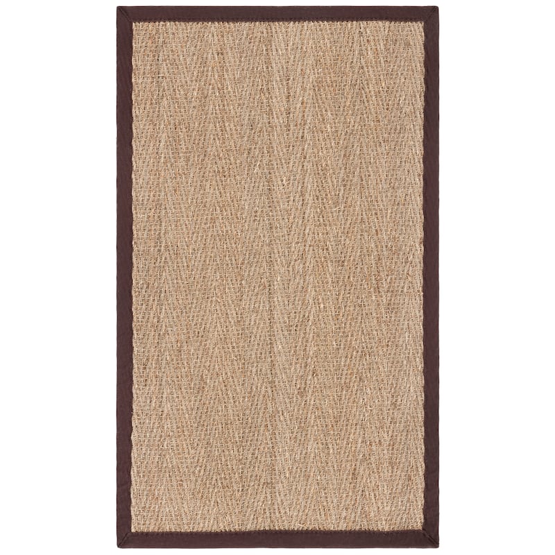SAFAVIEH Natural Fiber Oceana Herringbone Seagrass Rug