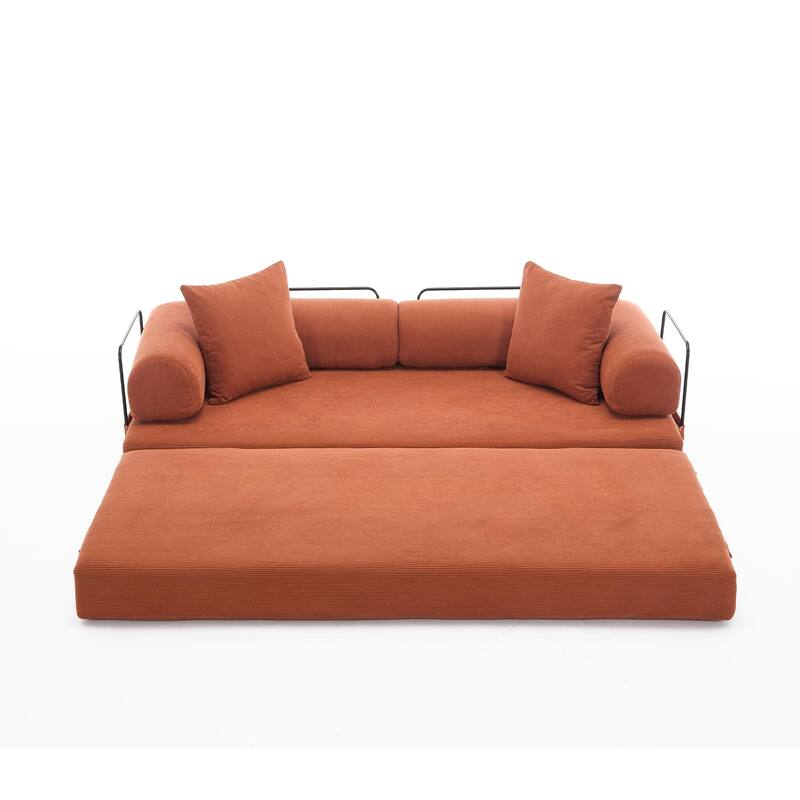 Folding Convertible Out Sleeper Sofa Bed,4-in-1 DIY Combination Convertible Sofa,King Size