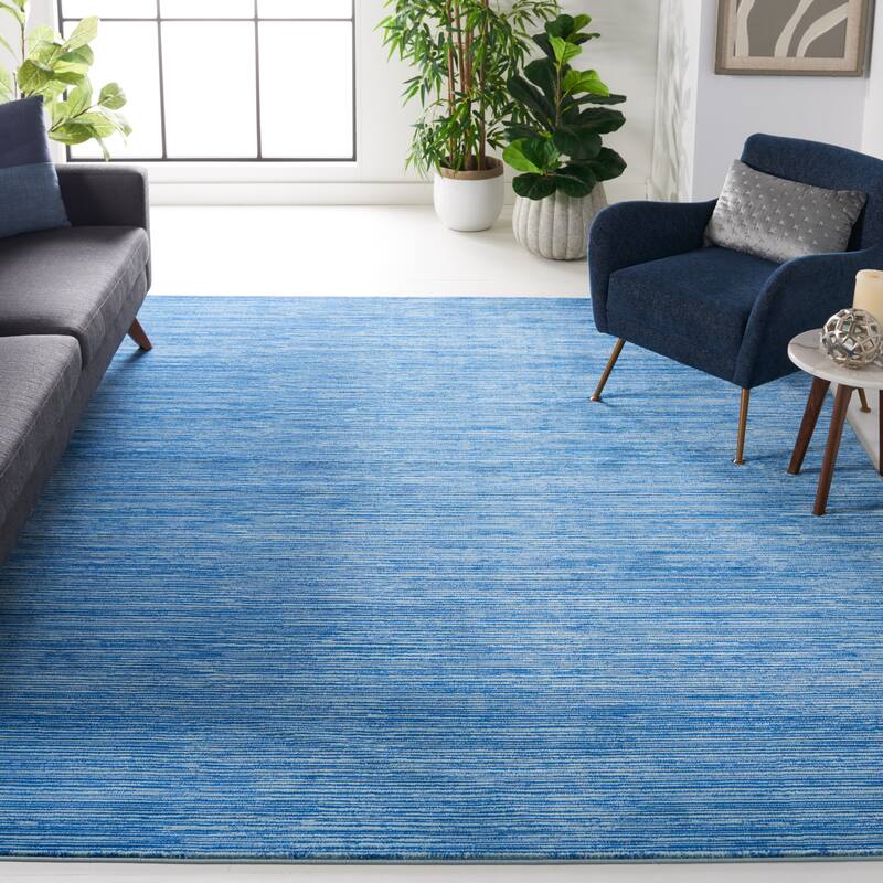 SAFAVIEH Vision Tanasa Modern Ombre Tonal Rug - 10' x 14' - Blue