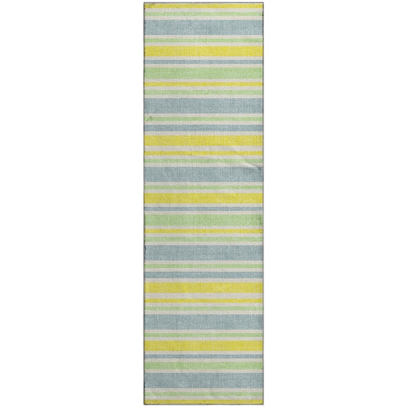 Premium Washable Super Soft Modern Cabana Stripe Mayfield Rug