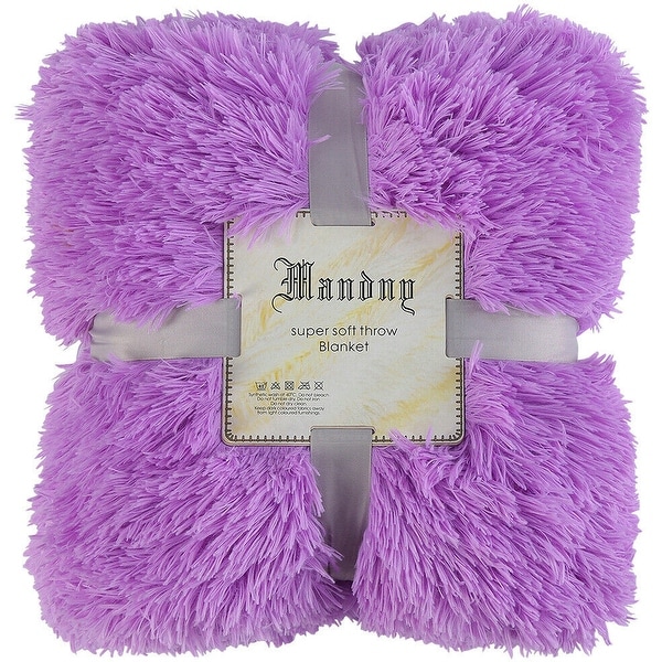 Purple fuzzy 2025 blanket