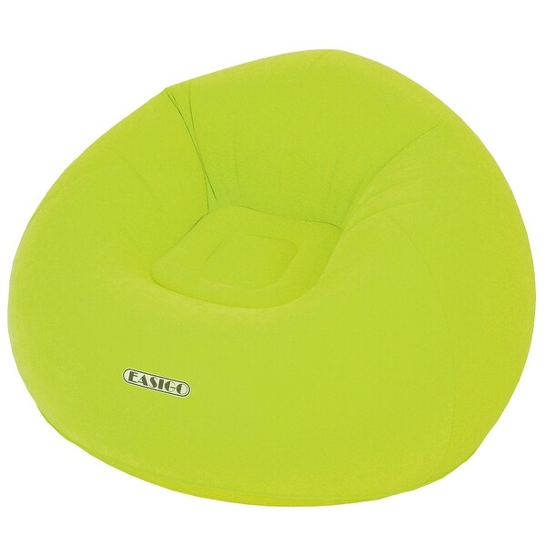 41" Round Lime Green "Easigo" Inflatable Single Person Sofa